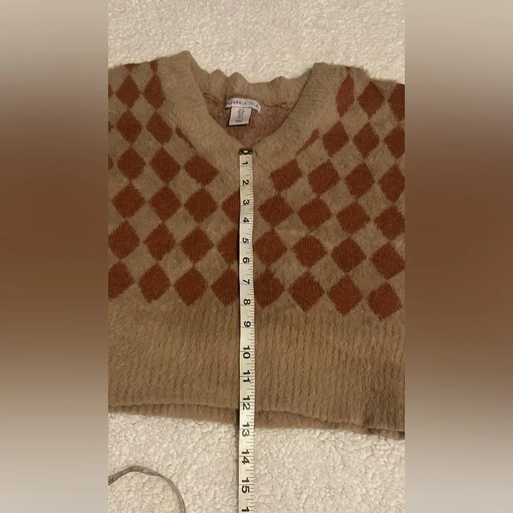 Sincerely Jules Women’s Cropped Sweater Vest size Small - Picture 10 of 10